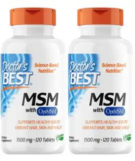 닥터스베스트 MSM 1500mg 타블렛, 120개입, 2개