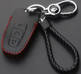 한솜ADV125 어드방 가죽 키케이스 키홀더 커버, 올블랙