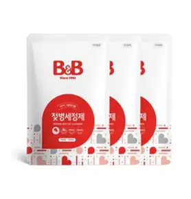비앤비 젖병세정제 액상 리필, 500ml, 3개