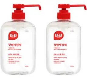 비앤비 젖병세정제 액상형, 600ml, 2개