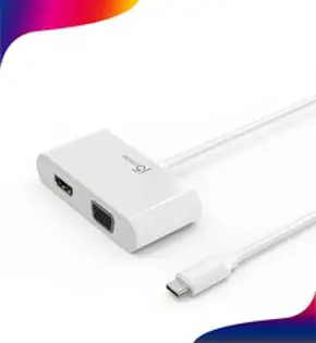 넥스트 JCA174 USB C to VGA & HDMI 멀티디스플레이