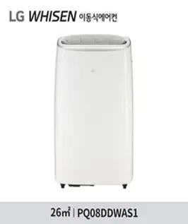 LG 이동식 에어컨 PQ08DCWAS, 없음