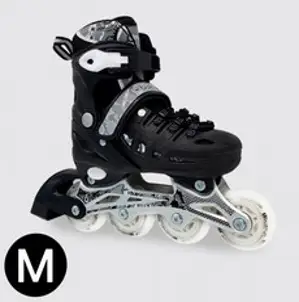 버즈런 (블랙블랙) (DK-BZ905) 스케이트 아동 (M) 인라인, 상세페이지 참조