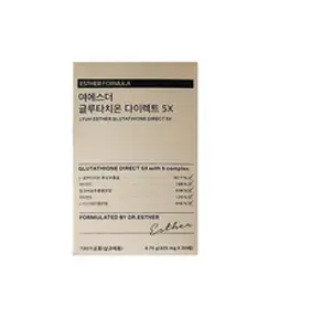 여에스더 글루타치온 다이렉트 5X, 9.75g, 6개