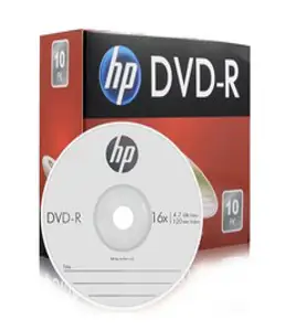 HP DVD-R 슬림케이스 공디스크 16X 4.7GB 10p
