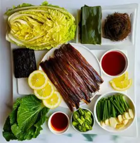 백종원 맛남의광장 포항 구룡포 삼대 손질 과메기 단품 야채 세트, 완전손질 과메기 10마리20쪽 + 쌈야채세트1개