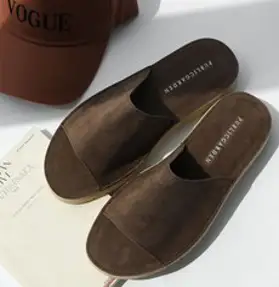 맨타임 남성용 DMW 벨루어 썸머 슬리퍼 2.5cm