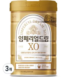 임페리얼드림XO 에프터 포뮬러, 800g, 3개