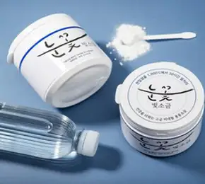 1000도씨 30시간 고급소금 용융소금 식용 미네랄소금 눈꽃빛소금 480g 2개