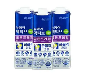 뉴케어 액티브 골든프레임 곡물맛 230ml x 24팩 뼈건강 고단백 프로틴
