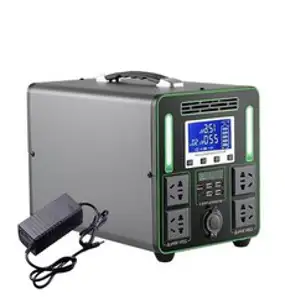 대용량 파워뱅크 220v 올인원 삼원계 휴대용 차박 캠핑용 배터리, 1500w 1600wh