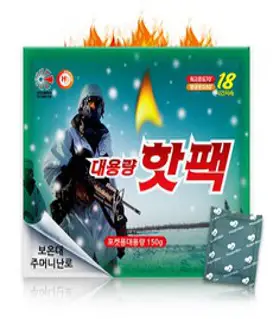 해피데이 포켓형 대용량 핫팩 150g, 50개