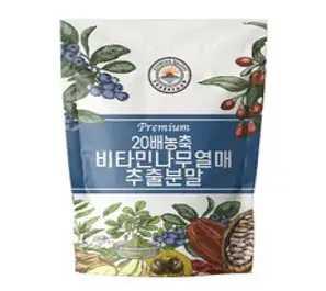 해나식품 20배 고농축 비타민나무열매추출물 분말 가루 파우더, 500g, 1팩