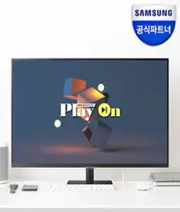 삼성전자 32인치 LS32BM502EKXKR 스마트 IPTV 넷플릭스 유튜브 허브 YouTube 원룸 캠핑용 글램핑 OTT IoT SmartThings 블랙, RF단자없음_택배배송_자가설치