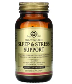 Solgar 수면 & 스트레스 서포트 베지 캡슐 60정, 1개