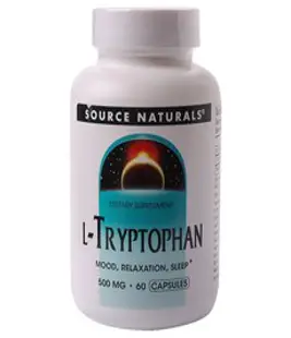소스내츄럴스 L-트립토판 500mg 캡슐, 60정, 1개