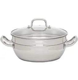 퀸센스 올스텐 인덕션 찜기 2단, 지름 32cm x 가로 43.6cm x 세로23.5cm, 1개