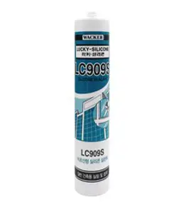 럭키 무초산실리콘 비초산 다목적 실리콘 (투명), LC909 투명 - 10개, 10개
