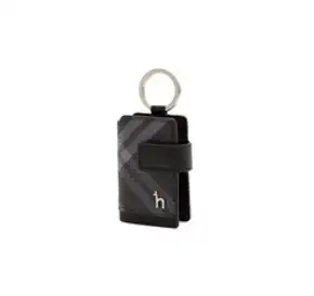 21FW [DUBLIN] 블랙 체크 스마트 키홀더 HJHO1F661BK