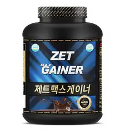 제트리션 제트맥스게이너 4kg 더블초코 탄수화물보충제, 1개