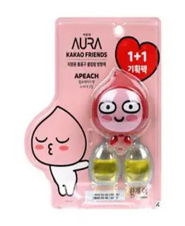 아우라 카카오차량용 어피치FACE4mlx2_윌유, 없음, 단품