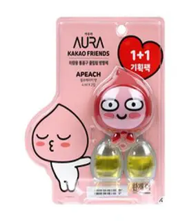 아우라 카카오차량용 어피치FACE4mlx2_윌유, 없음, 단품