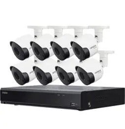 캠플러스 200만화소 8채널 카메라 8p 3TB CCTV 세트, CPR-850(녹화기), CPB-201 (카메라)