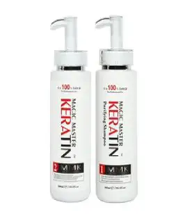 매끈한 냄새 없음 매직 마스터 케라틴 스트레이트 헤어 트리트먼트 전 클렌징 샴푸 300ml