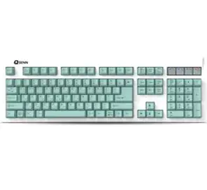 큐센 USB 유선 키보드, 일반형, 민트, SEM-DT35