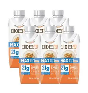 내 몸에 핏한 단백질 플랜 테이크핏 맥스 고소한맛, 250ml, 24개