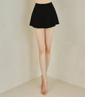 뮤즈마인 - 피오니 플레어 스커트 그린 테니스치마 골프치마 폴웨어 하의 폴댄스 의상 폴쇼츠 폴팬츠 치마바지 폴키니 폴스커트 폴치마 입문용 운동복 바디프로필 골프웨어 테니스복, M, 블랙