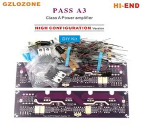하이패스 하이엔드 하이 구성 버전 PASS A3 순수 클래스 A 파워 앰프 랩스 알렉프 3 DIY 마감된 보드 30W, 1.DIY Kit