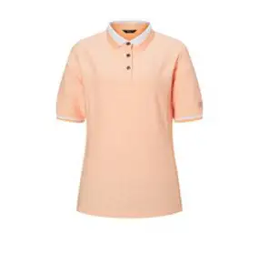 헤지스골프 여성용 PREMIUM TEXTURE 물결조직 반팔 카라 티셔츠