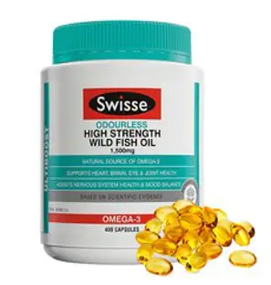 스위스 고함량 1500mg 무취 와일드 피쉬오일 400정 SWISSE ODOURLESS WILD FISH OIL, 1개