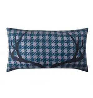De Leon Collections Deer Run 장식 액센트 장식용 쿠션 요추 블루 그레이 블랙 미국직송 325618