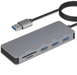 넥시 USB3.1/3.0 OTG 카드리더기 마이크로 SD 카드 NX-U3130CR NX610, 블랙, 1개