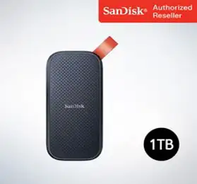 샌디스크 Portable SSD E30, 1024GB, 블랙