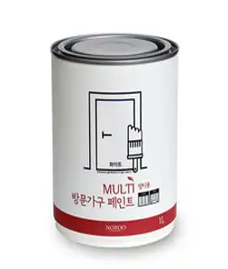 하우홈 노루 방문가구용 수성페인트 화이트 1L, 1개