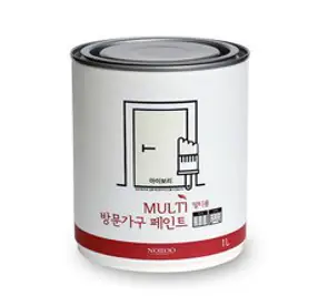 노루페인트 방문가구용 페인트 1L, 아이보리, 1개