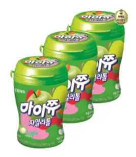 라이브잇 크라운 마이쮸 용기 사과 110g 3개, 42개