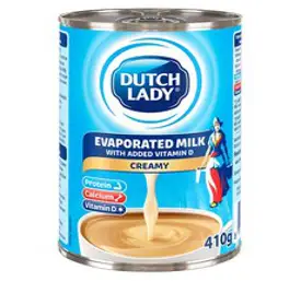 더치레이디 DUTCH LADY 무가당연유(Evaporated milk) 가당연유(Sweetened condensed milk), 410g, 1개