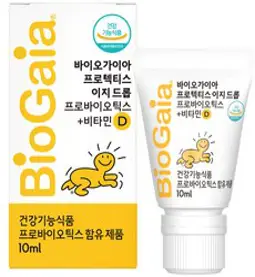 바이오가이아 프로텍티스 이지드롭 프로바이오틱스 + 비타민 D 영양제, 10ml, 1개