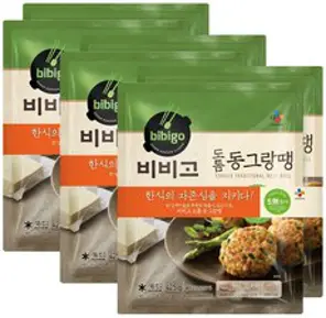 [씨제이] CJ 비비고 도톰 동그랑땡, 425g, 6개