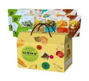 자연맛남 [티각태각] 맛있는 속초명물부각5종 선물세트 30gx10봉, 10봉