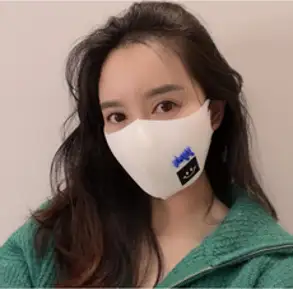 히트앤씨 3756 큐티스마일 마스크 (마스크스트랩 증정) 여성마스크 귀편한마스크 데일리마스크