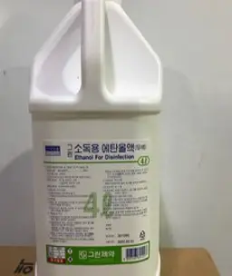그린제약 그린 소독용에탄올액 4L 대용량 에탄올액, 1개