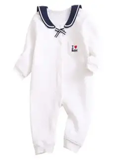베베니즈 세일러카라 누빔우주복