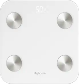헤이홈 IOT 스마트 체중계, GKW-BS351WH-RE, 화이트