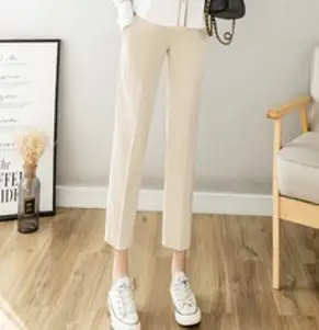 골드팡 임산부 9부 정장 데일리 바지