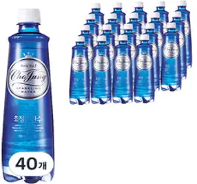 초정탄산수 플레인, 500ml, 40개